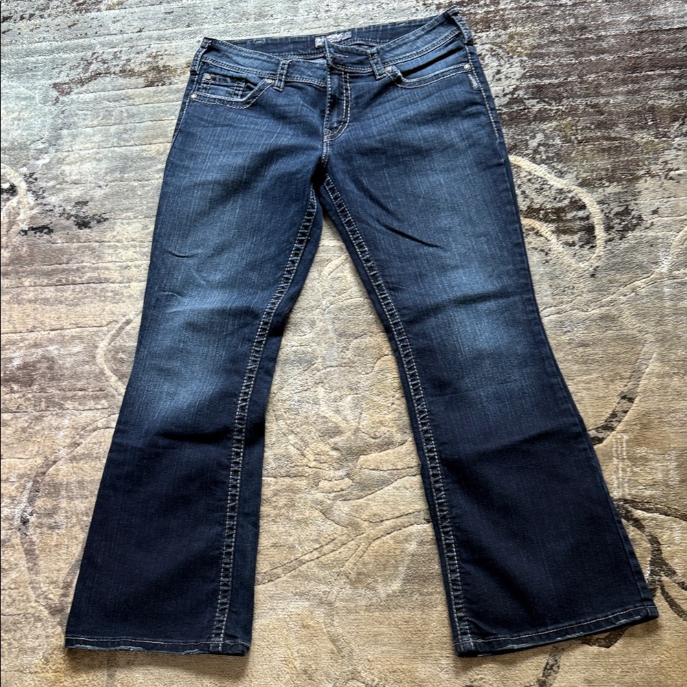Silver Jeans Dark Blue Flare Denim